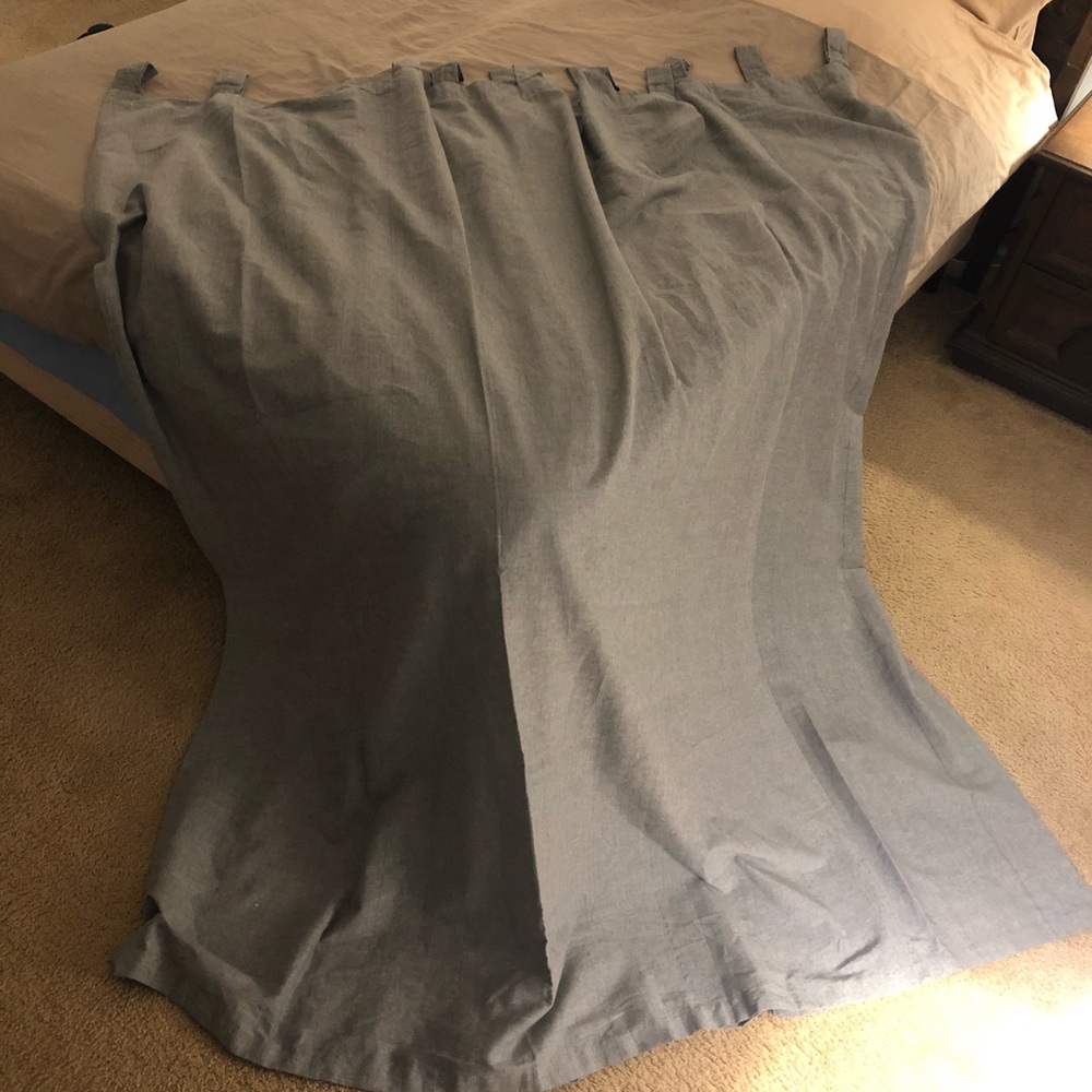 Gray IKEA Curtains
